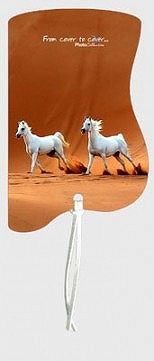Záložka magnetická / Koně na poušti